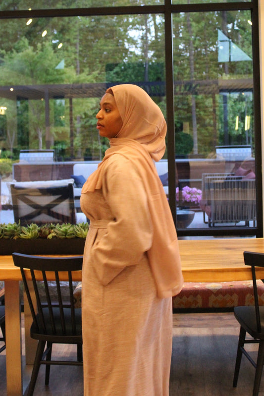 Lina Linen Abaya