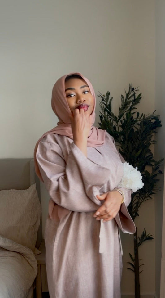 Lina Linen Abaya