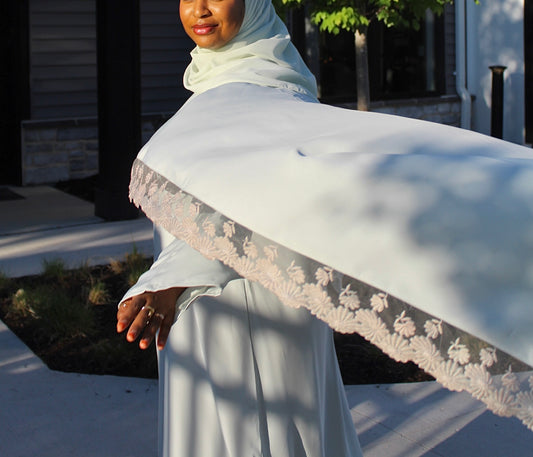 The Liyana Abaya (Mint Green)